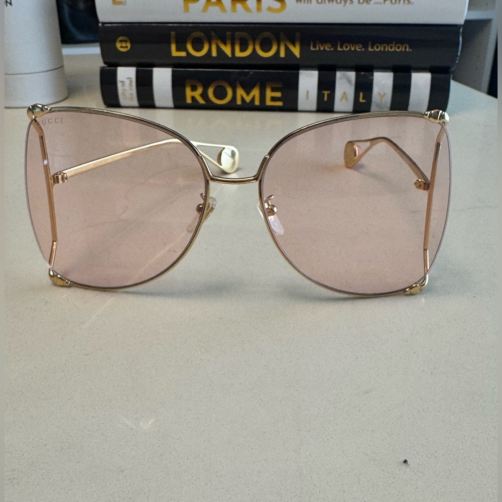 Gucci Rose Gold Sunglasses